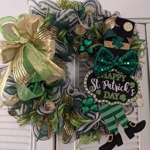 St Patrick's day Wreath